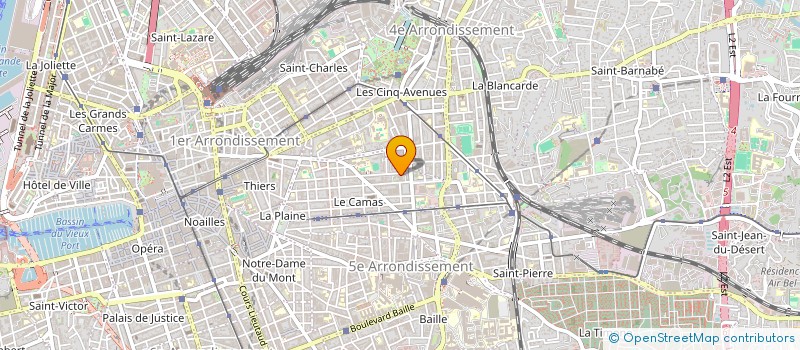 localisation de l'entreprise MADAME KARINE VILLEMIN  MARSEILLE
