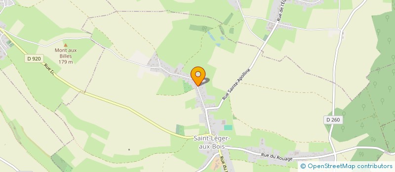 localisation de l'entreprise MADAME KARINE VILLIERS  SAINT-LEGER-AUX-BOIS