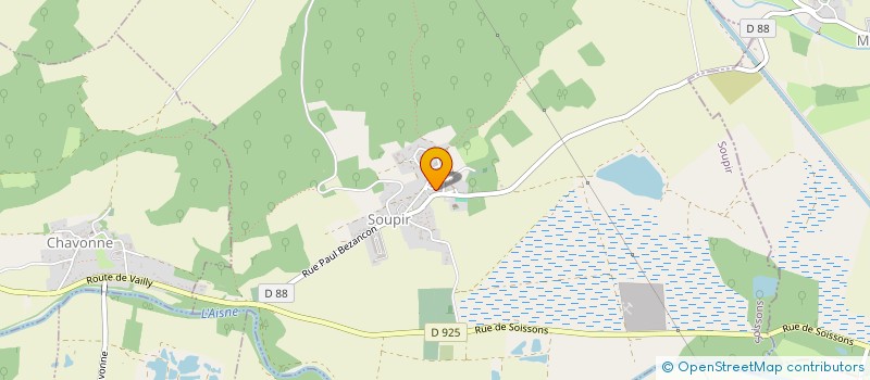 localisation de l'entreprise MADAME KARINE VINCENOT  ADNOT  SOUPIR