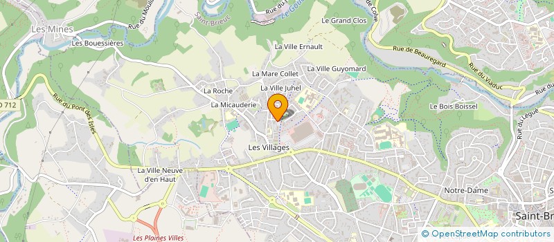 localisation de l'entreprise MADAME KARINE VINCENT à SAINT-BRIEUC
