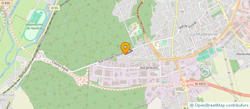 localisation de l'entreprise MADAME KARINE VOISIN à EVREUX