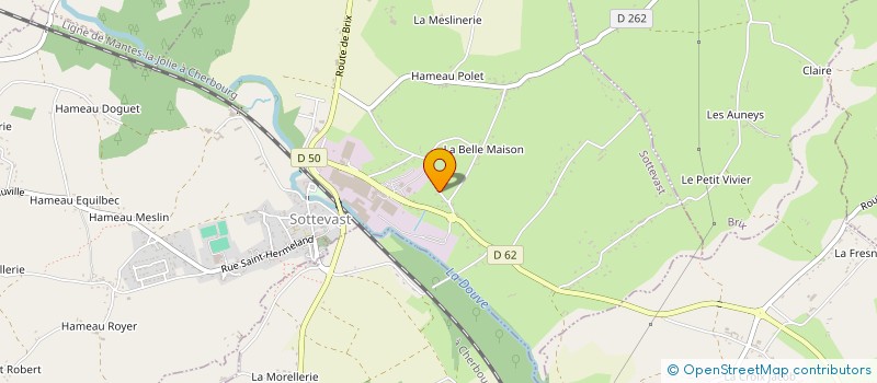 localisation de l'entreprise MADAME KARINE VOLMIER  SOTTEVAST