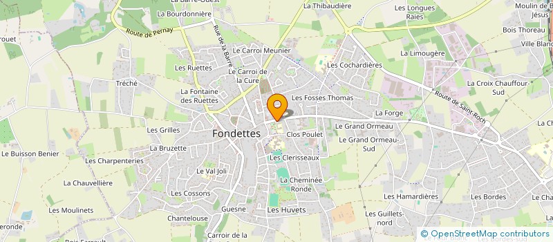 localisation de l'entreprise MADAME KARINE VOUILLON  FONDETTES