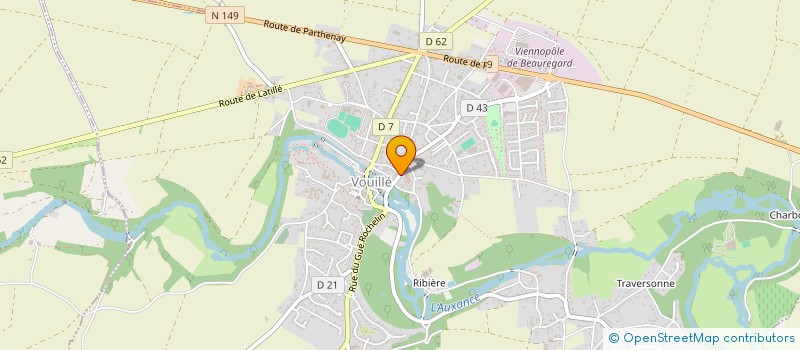 localisation de l'entreprise MADAME KARINE VRIGNAUD  VOUILLE