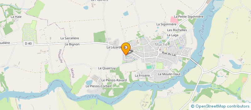 localisation de l'entreprise MADAME KARINE VRIGNON  VENANSAULT