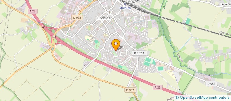 localisation de l'entreprise MADAME KARINE WARTELLE  ORCHIES