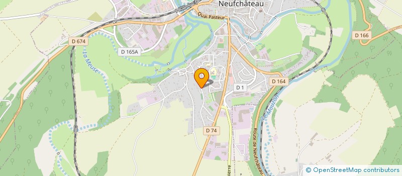 localisation de l'entreprise MADAME KARINE WILHELM  NEUFCHATEAU