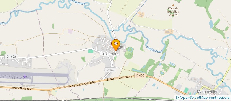 localisation de l'entreprise MADAME KARINE WOTASEK  CROISMARE