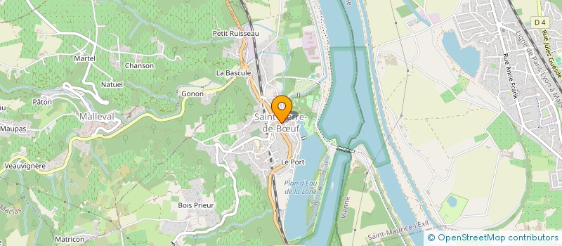 localisation de l'entreprise MADAME KARINE WYTRYCHOWSKI  SAINT-PIERRE-DE-BUF