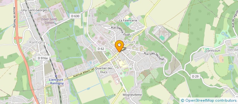 localisation de l'entreprise MADAME KARINE ZANOLINO  LIANCOURT