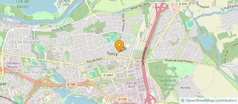localisation de l'entreprise MADAME KARINE ZIKARA  TORCY
