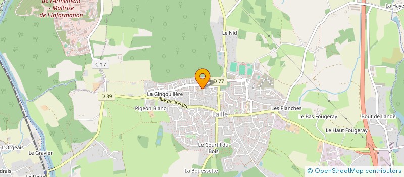 localisation de l'entreprise MADAME KARINNE BODIER  LAILLE