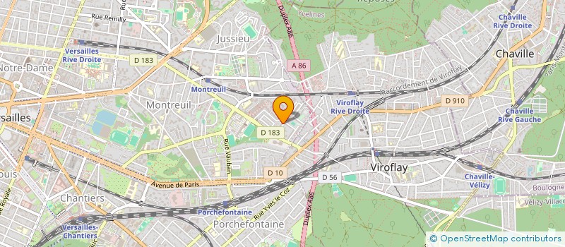localisation de l'entreprise MADAME KARINNE BOUTIN à VERSAILLES