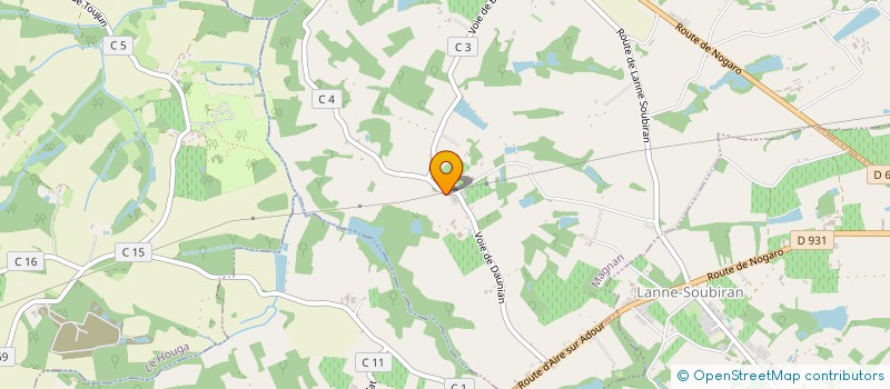 localisation de l'entreprise MADAME KARINNE DUCLAVE  MAGNAN