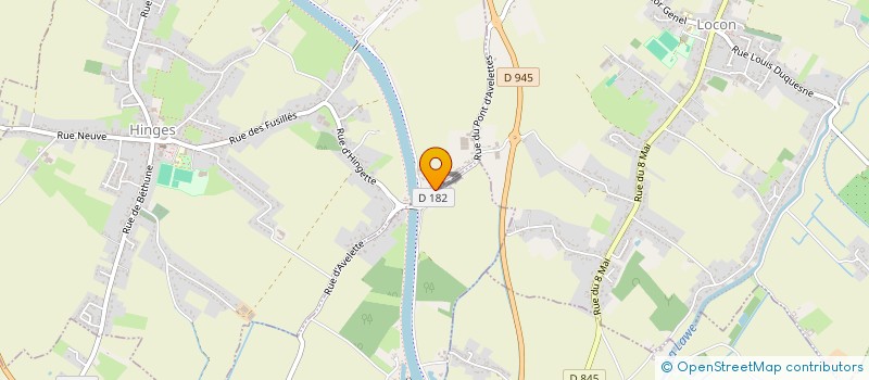 localisation de l'entreprise MADAME KARINNE VANDENBUSSCHE  HINGES