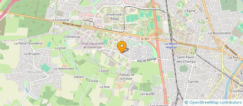 localisation de l'entreprise MADAME KARLA BRUNET  LE MANS