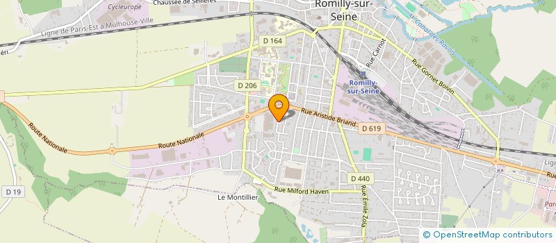 localisation de l'entreprise MADAME KARLA DEDE à ROMILLY-SUR-SEINE