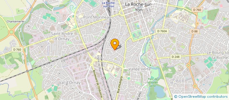 localisation de l'entreprise MADAME KARLA DURAND  LA ROCHE-SUR-YON