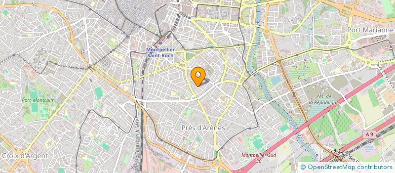 localisation de l'entreprise MADAME KARLA GHIOCULET à MONTPELLIER