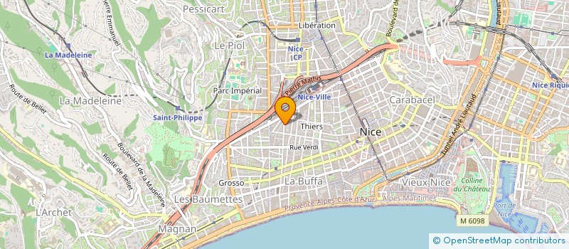 localisation de l'entreprise MADAME KARLA GREBOT à NICE