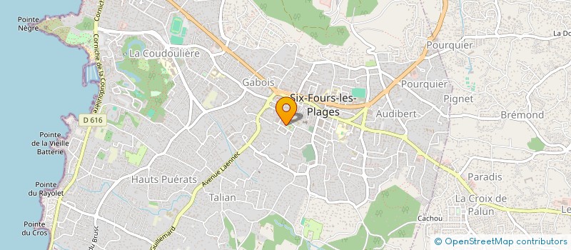 localisation de l'entreprise MADAME KARLA SILVA LIMA à SIX-FOURS-LES-PLAGES