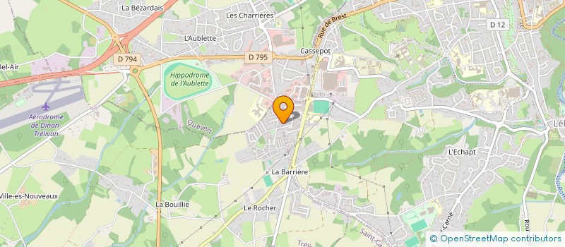 localisation de l'entreprise MADAME KARLA TOULLIC  DINAN