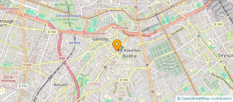 localisation de l'entreprise MADAME KARLA TRUJILLO LONDONO  GENTILLY