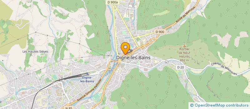localisation de l'entreprise MADAME KARLINE GAUTIER à DIGNE-LES-BAINS