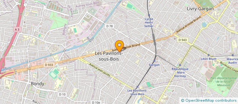 localisation de l'entreprise MADAME KARLLIANE MACEDO DOS SANTOS à LES PAVILLONS-SOUS-BOIS