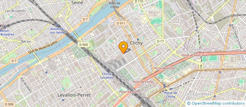 localisation de l'entreprise MADAME KARLYGASH ABIYEVA à CLICHY