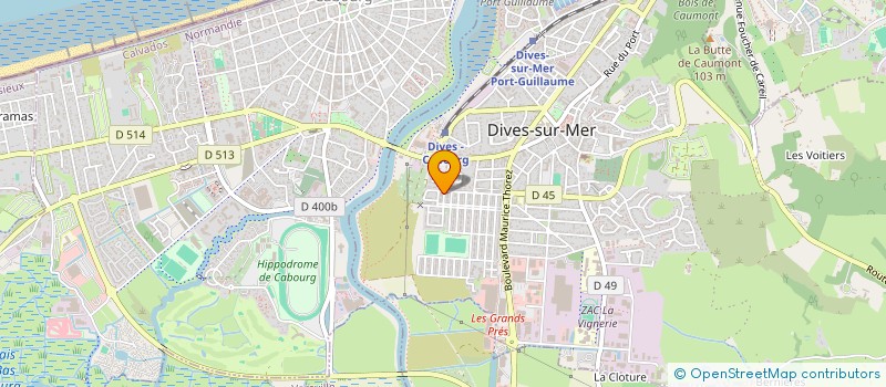 localisation de l'entreprise MADAME KAROL FOUCHET  DIVES-SUR-MER