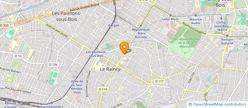 localisation de l'entreprise MADAME KAROLA KNUPLING  LE RAINCY