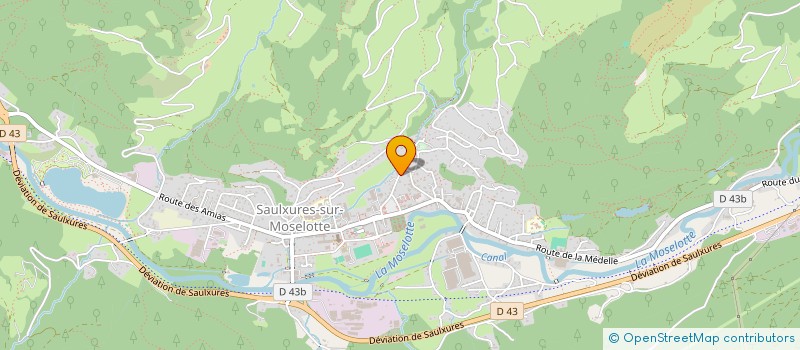 localisation de l'entreprise MADAME KAROLE BRUNET  SAULXURES-SUR-MOSELOTTE