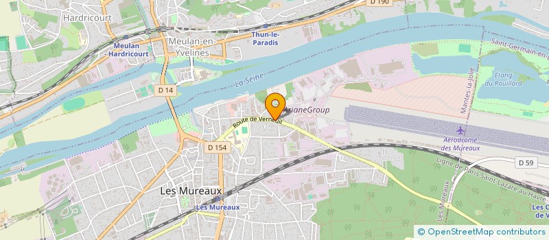 localisation de l'entreprise MADAME KAROLE DEROUIN à LES MUREAUX