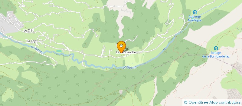 localisation de l'entreprise MADAME KAROLINA BICOVA  LE GRAND-BORNAND