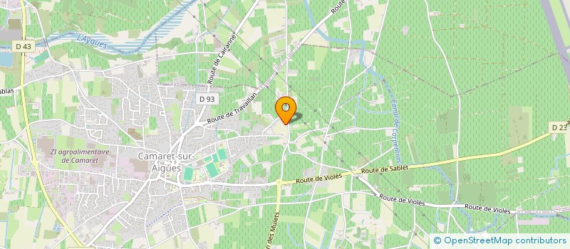 localisation de l'entreprise MADAME KAROLINA GRZESIK  CAMARET-SUR-AIGUES