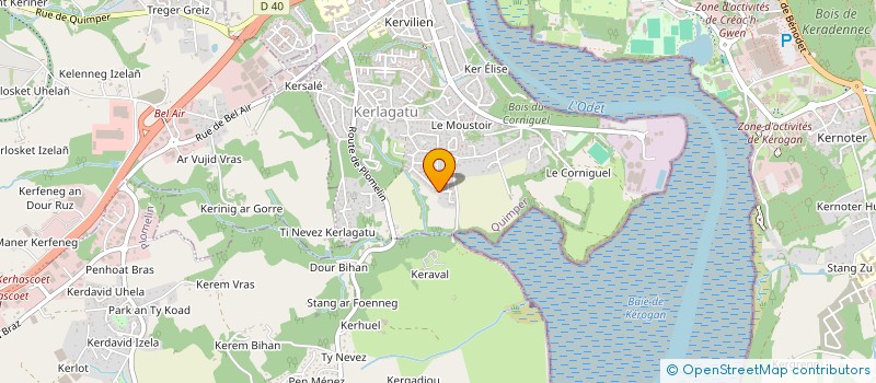 localisation de l'entreprise MADAME KAROLINA MACHNIO à QUIMPER