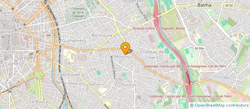 localisation de l'entreprise MADAME KAROLINA MUSZYNSKA à TOULOUSE