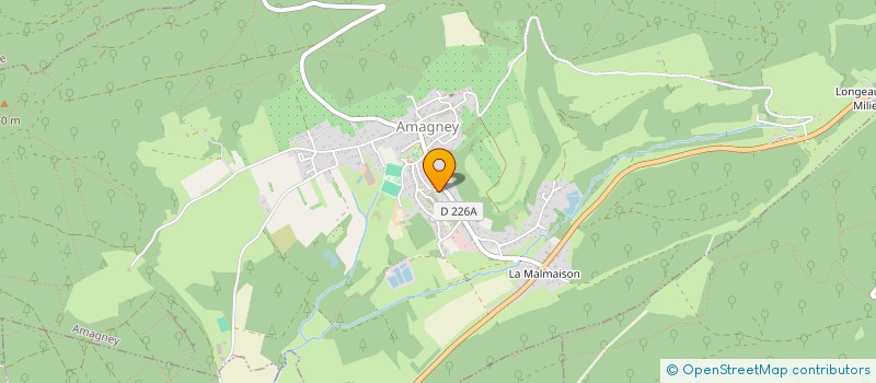 localisation de l'entreprise MADAME KAROLINA RACZKOWSKA  AMAGNEY