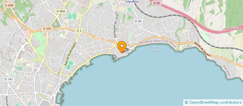 localisation de l'entreprise MADAME KAROLINA RADOSAVLJEVIC à LA CIOTAT