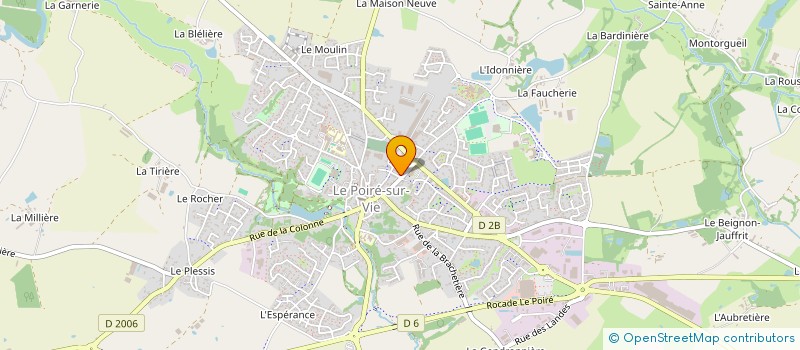 localisation de l'entreprise MADAME KAROLINA RAPALA  LE POIRE-SUR-VIE