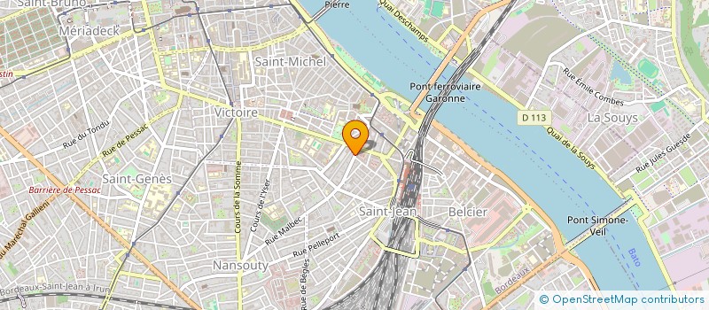 localisation de l'entreprise MADAME KAROLINA ZUREK  BORDEAUX