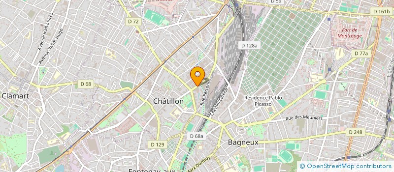localisation de l'entreprise MADAME KAROLINE JEUFFROY à CHATILLON