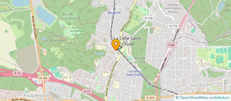 localisation de l'entreprise MADAME KAROLINE SIKTANC  LA CELLE-SAINT-CLOUD