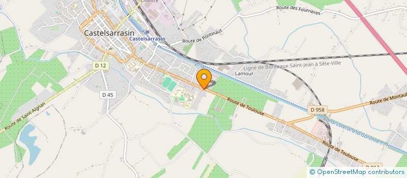 localisation de l'entreprise MADAME KAROLYNE-VICTORIA BLONDEL à CASTELSARRASIN