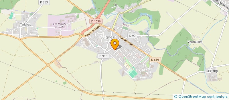 localisation de l'entreprise MADAME KARPELLYA PARRIS  GUIGNES