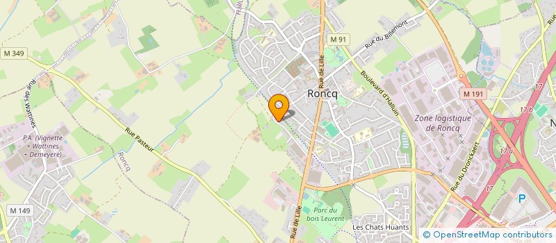 localisation de l'entreprise MADAME KARYN VERBEKE  RONCQ
