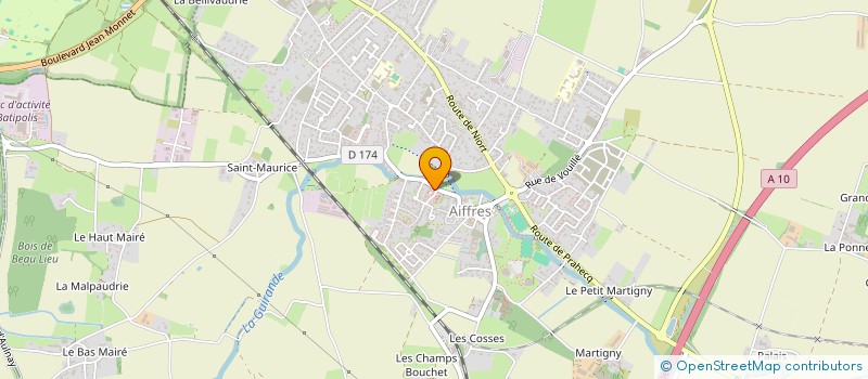 localisation de l'entreprise MADAME KARYNA GOROKHOVA  AIFFRES