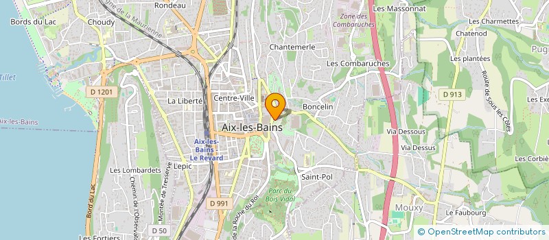 localisation de l'entreprise MADAME KARYNA ORLOFF  AIX-LES-BAINS