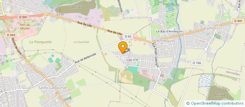 localisation de l'entreprise MADAME KARYNE CARIA  SAILLY-LABOURSE